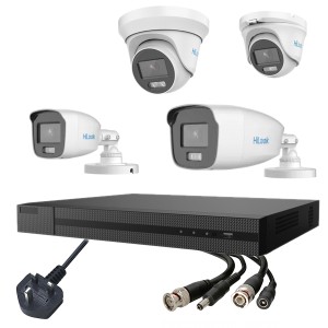 camaras y audio - Kit de cámaras de seguridad Hilook color vu 0