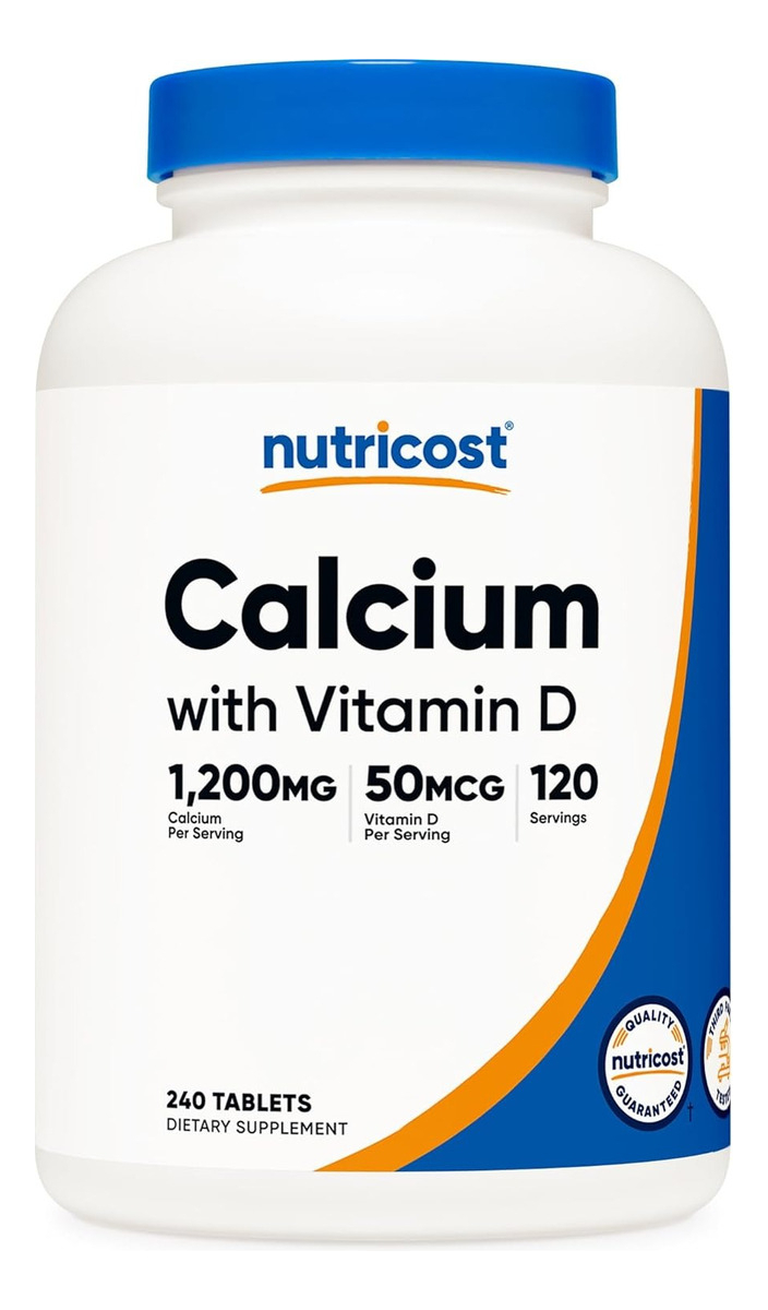 Salud y Equipamiento Médico - Calcio Con Vitamina D3, 240 Tabletas