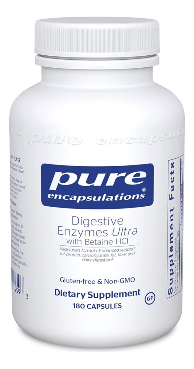 Salud y Equipamiento Médico - Enzimas Digestivas 180 cap Pure 0