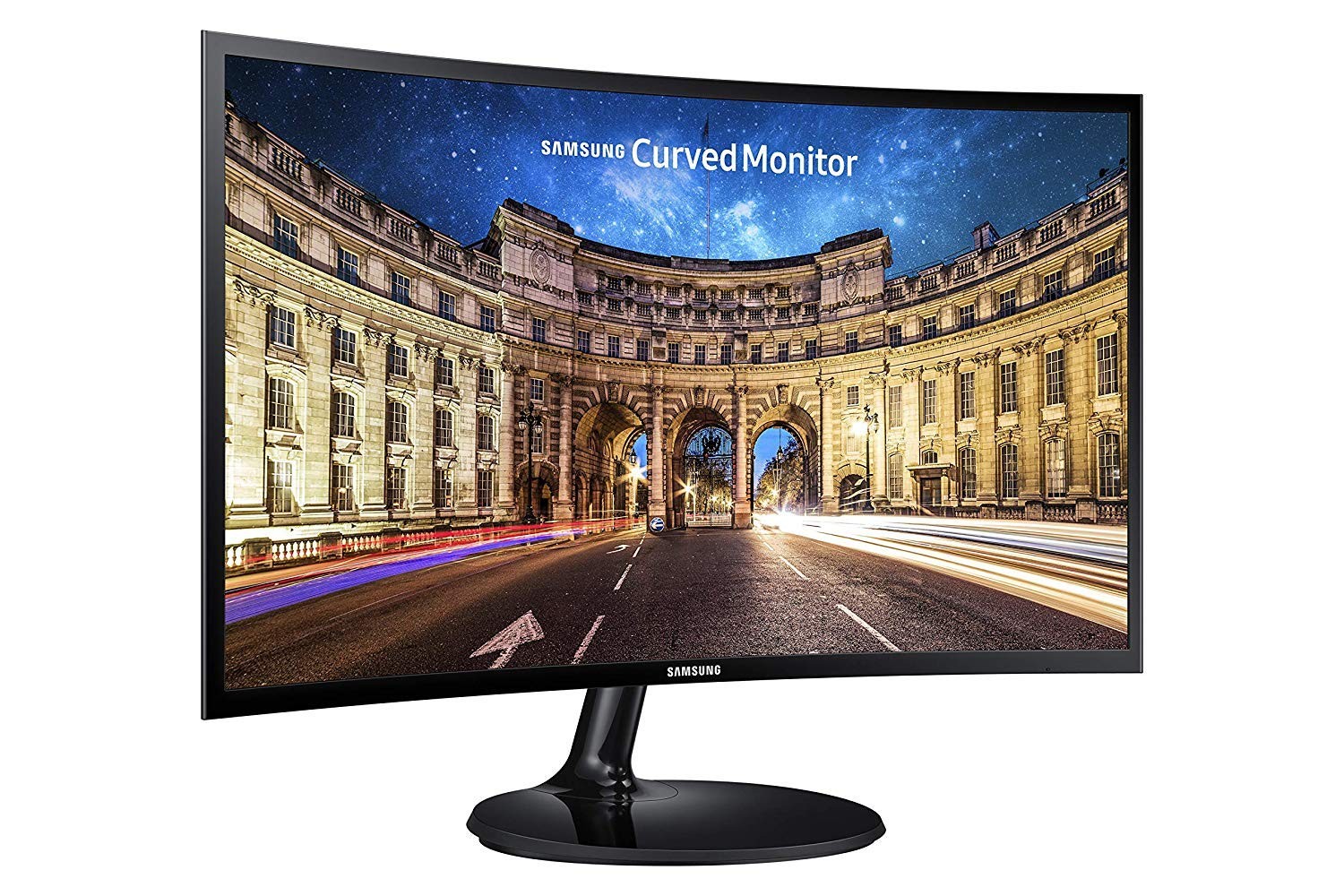 computadoras y laptops - MONITOR CURVO SAMSUNG 24 PULGADAS FHD (1,920 X 1,080) 1800R, LED,LC24F392FHNXZ 1