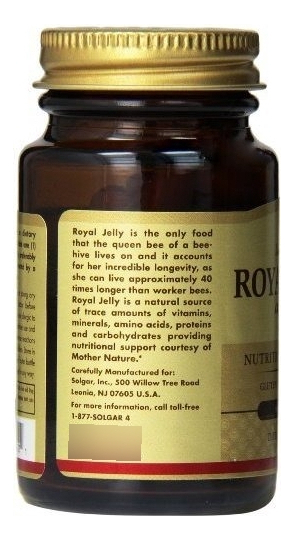 Salud y Equipamiento Médico - SolgarvJalea Real 500 - Suplemento 60 Softgels 3