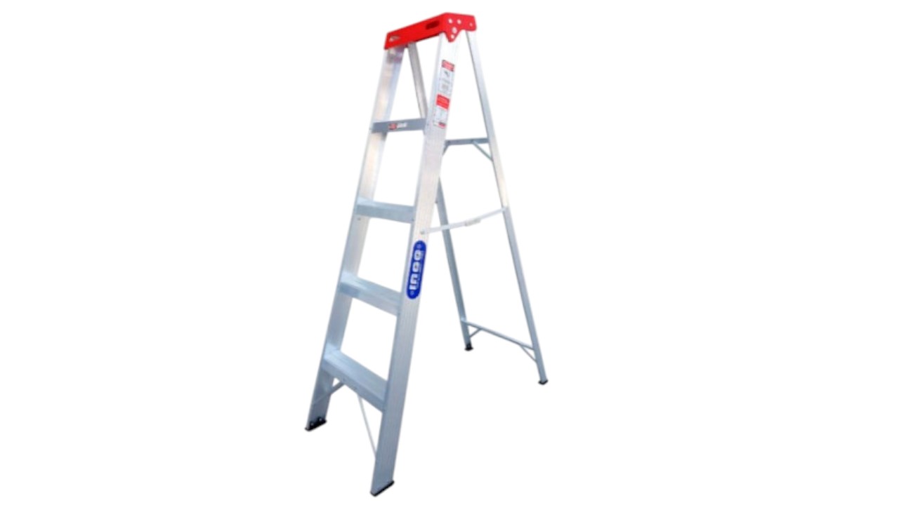 herramientas, jardines y exterior - ESCALERA TIJERA ALUMINIO 5 PIES