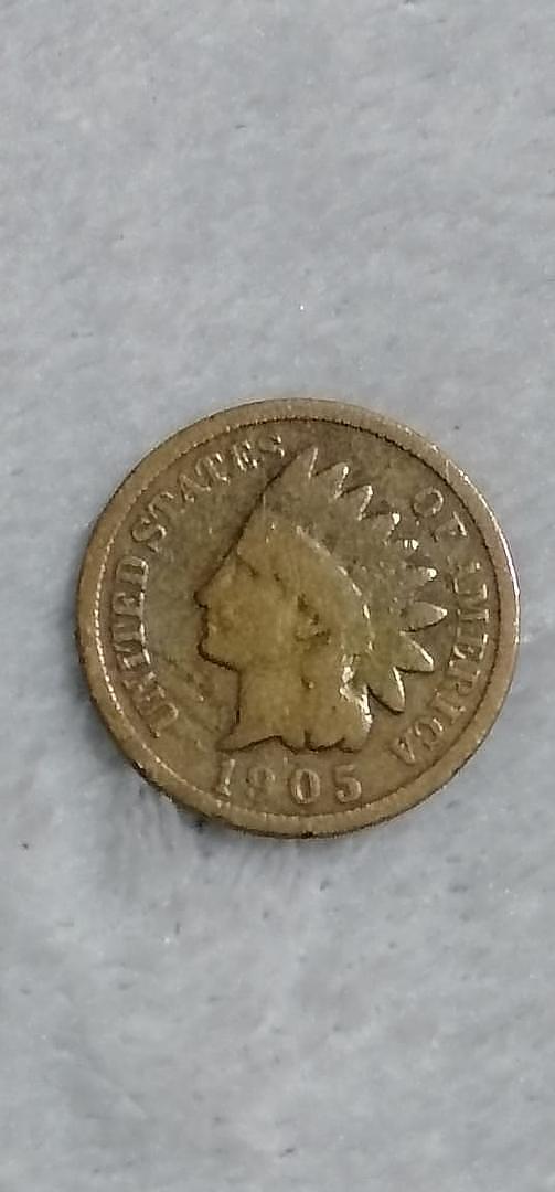 hobby y coleccion - Moneda de colección americana cabeza de indio 1905  0