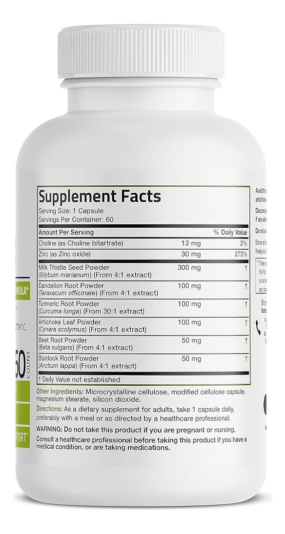 Salud y Equipamiento Médico - Bronson Liver Detox Advanced Detox & Cleansing Formula Apoya 1