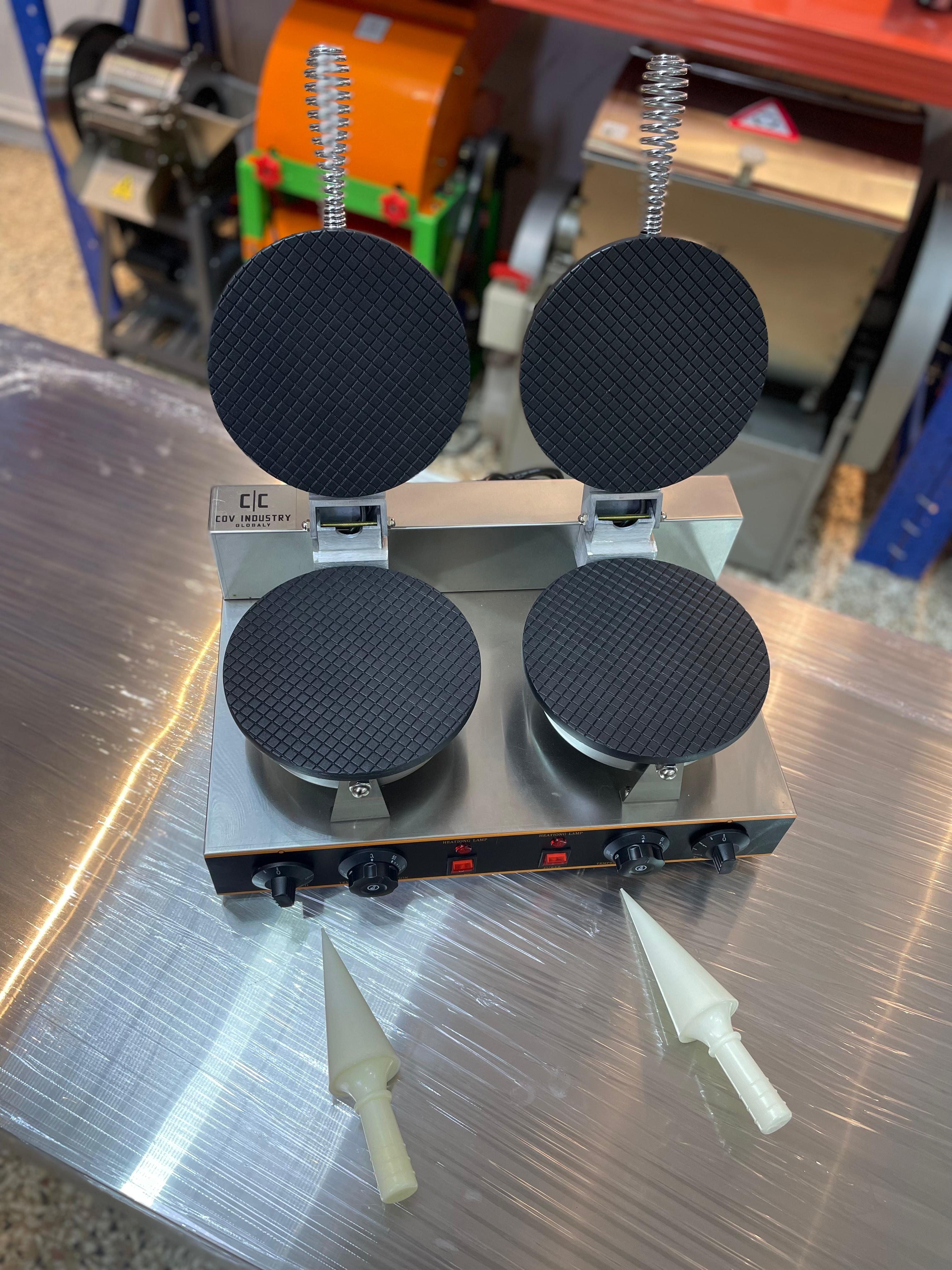 equipos profesionales - Maquina para hacer conos de helados gofres 9