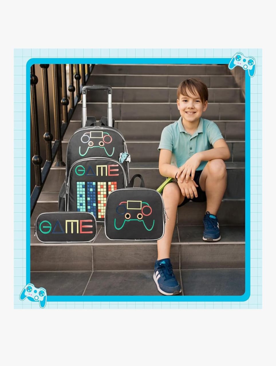 accesorios - Mochila Escolar Gamer  1