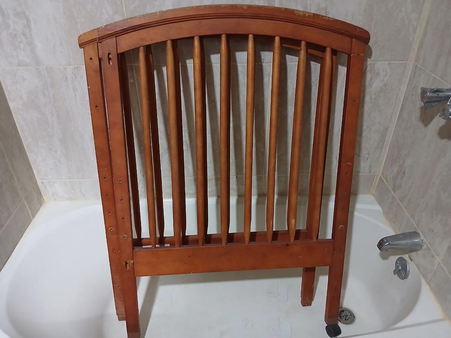 muebles - pieza cuna madera