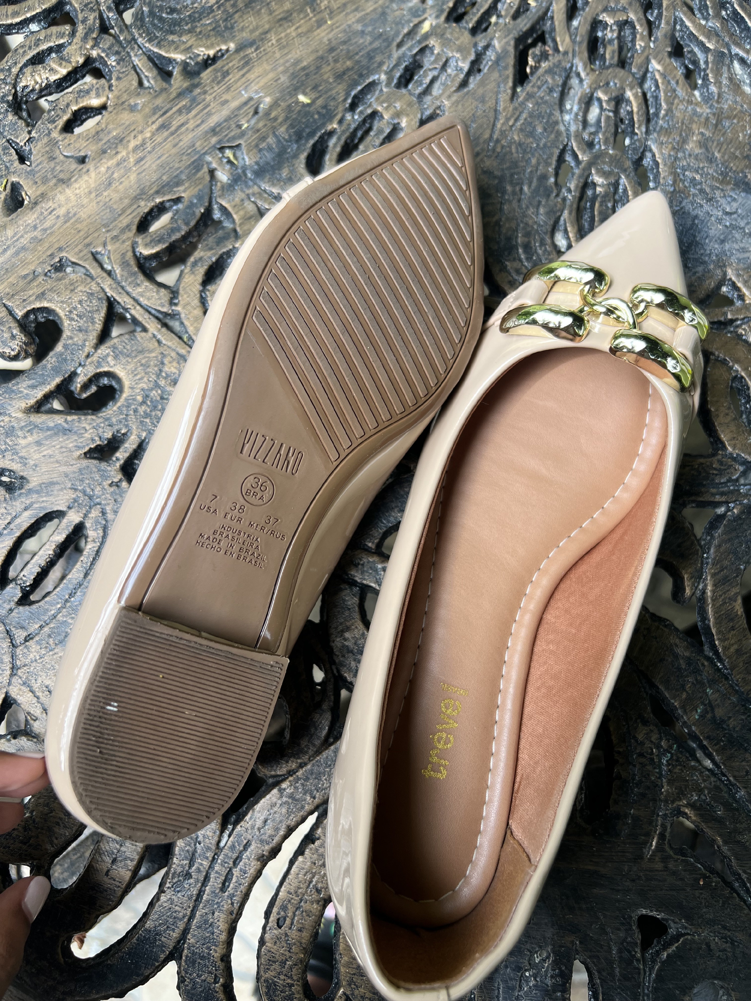 zapatos para mujer - Zapatos beige Size 7  4