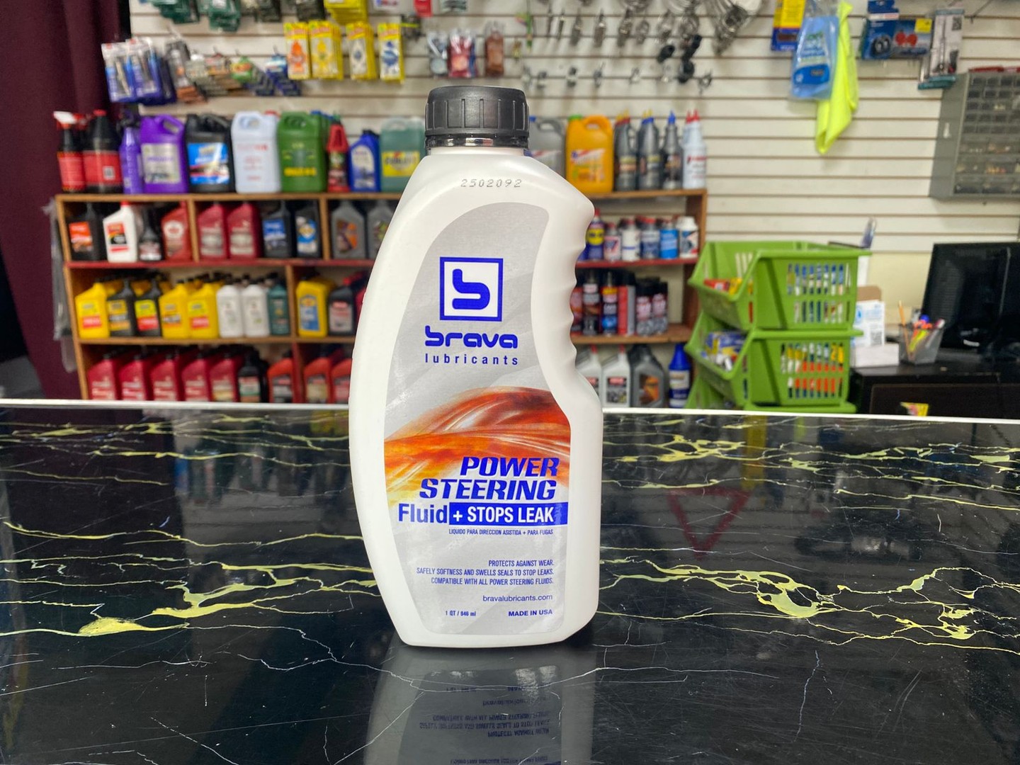 accesorios para vehiculos - BRAVA LUBRICANTS POWER STEERING FLUID+STOP LEAK 0