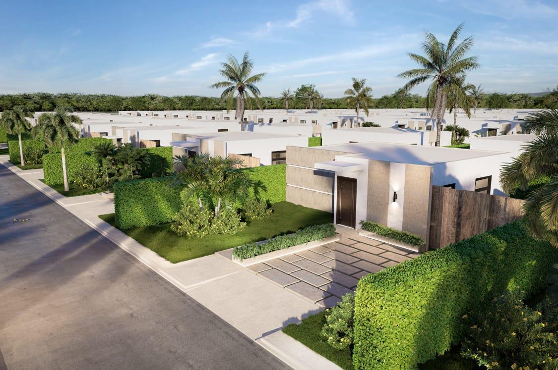 casas vacacionales y villas - Hermosas Villas de un nivel en Punta Cana Rep Dom 2