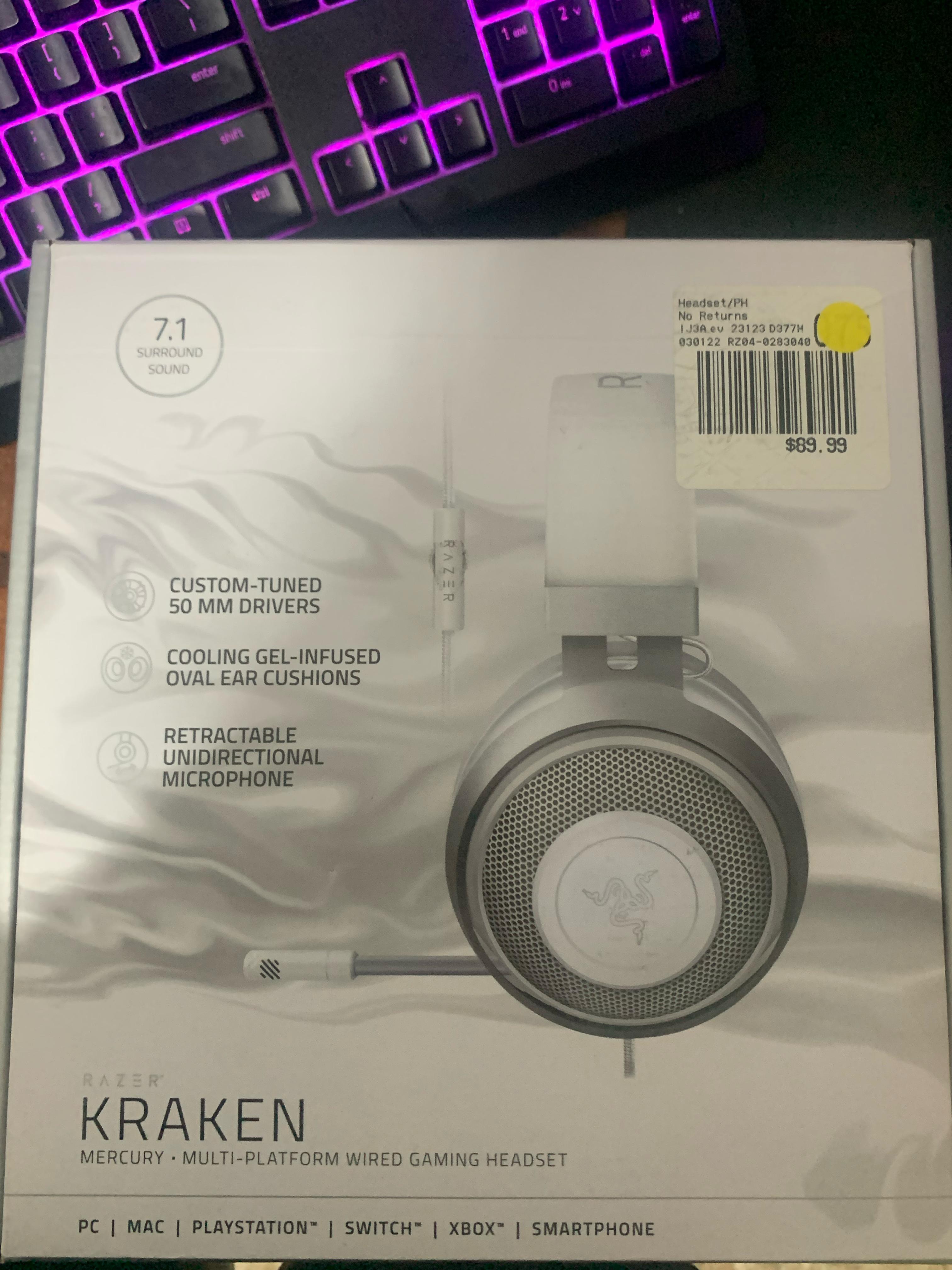 camaras y audio - Razer kraken mercury 2