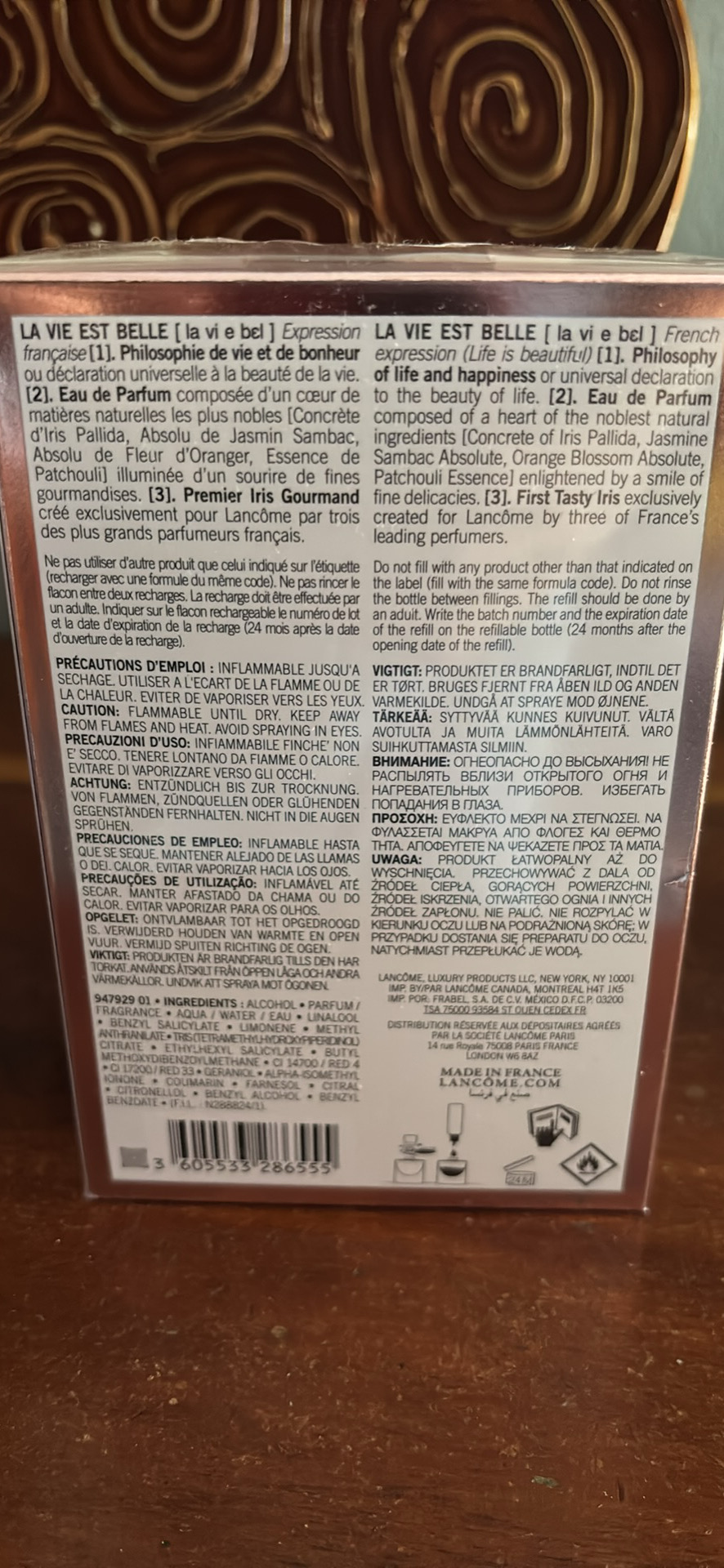 salud y belleza - Lancome la vida es bella la vie est belle. 3.4FL 0