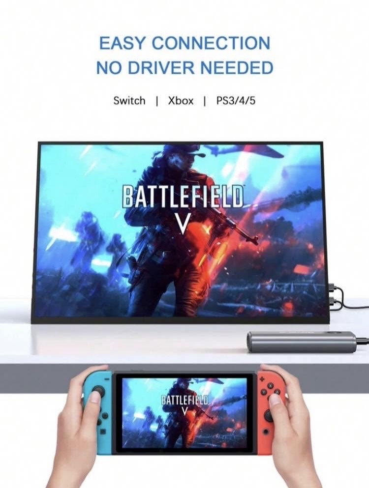 accesorios para electronica - Monitor Portátil Para Videojuegos OJIAMI De 13,5 Pulgadas. 6