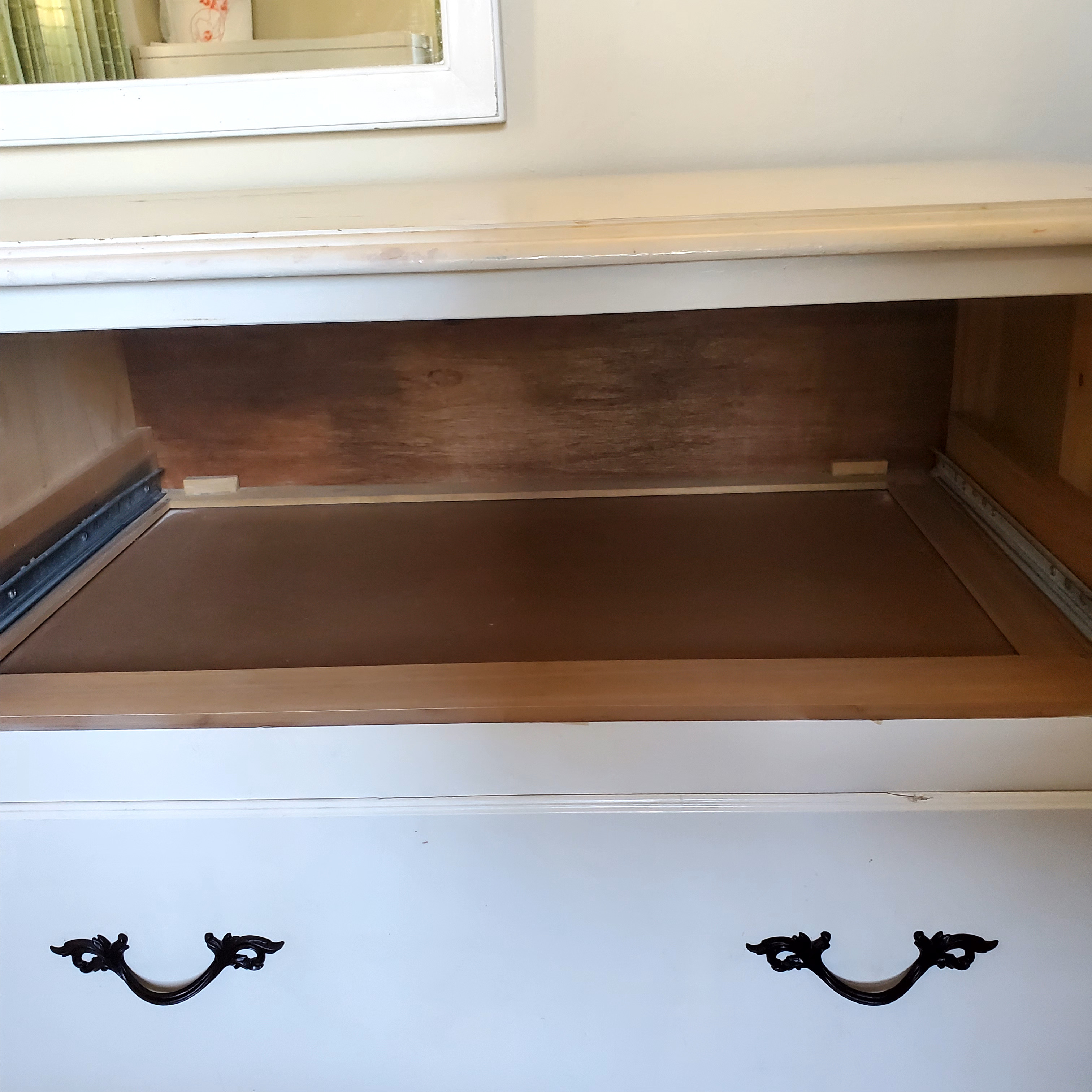 muebles y colchones - Comoda Gavetero 4 cajones con Espejo Madera Solida 7