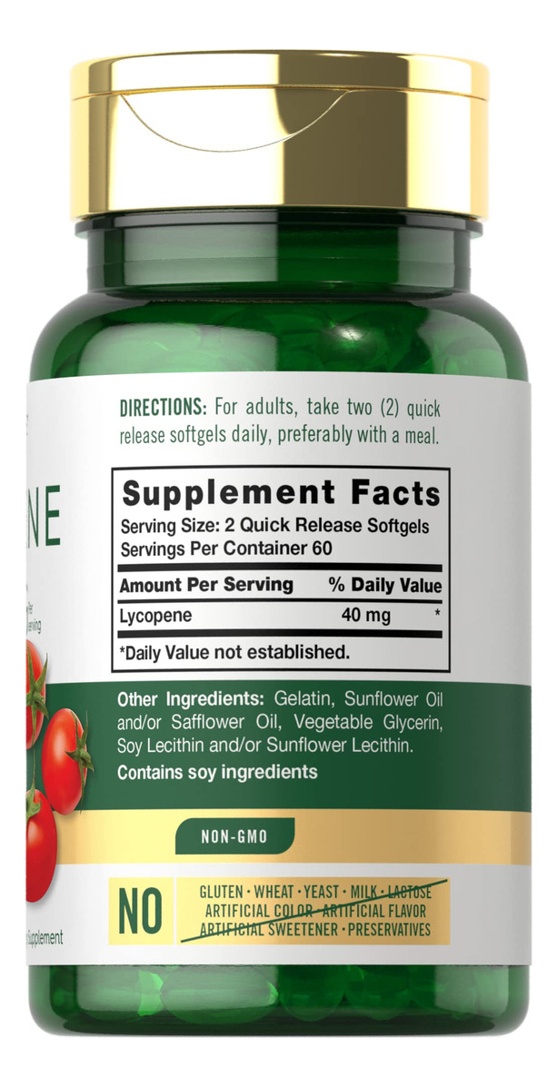 Salud y Equipamiento Médico - Licopeno 40mg 120 Cap Carlyle 1
