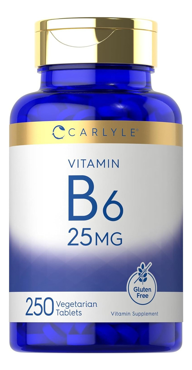 Salud y Equipamiento Médico - Vitamina B6 | 25mg | Carlyle 0
