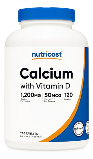 Salud y Equipamiento Médico - Calcio Con Vitamina D3, 240 Tabletas 1