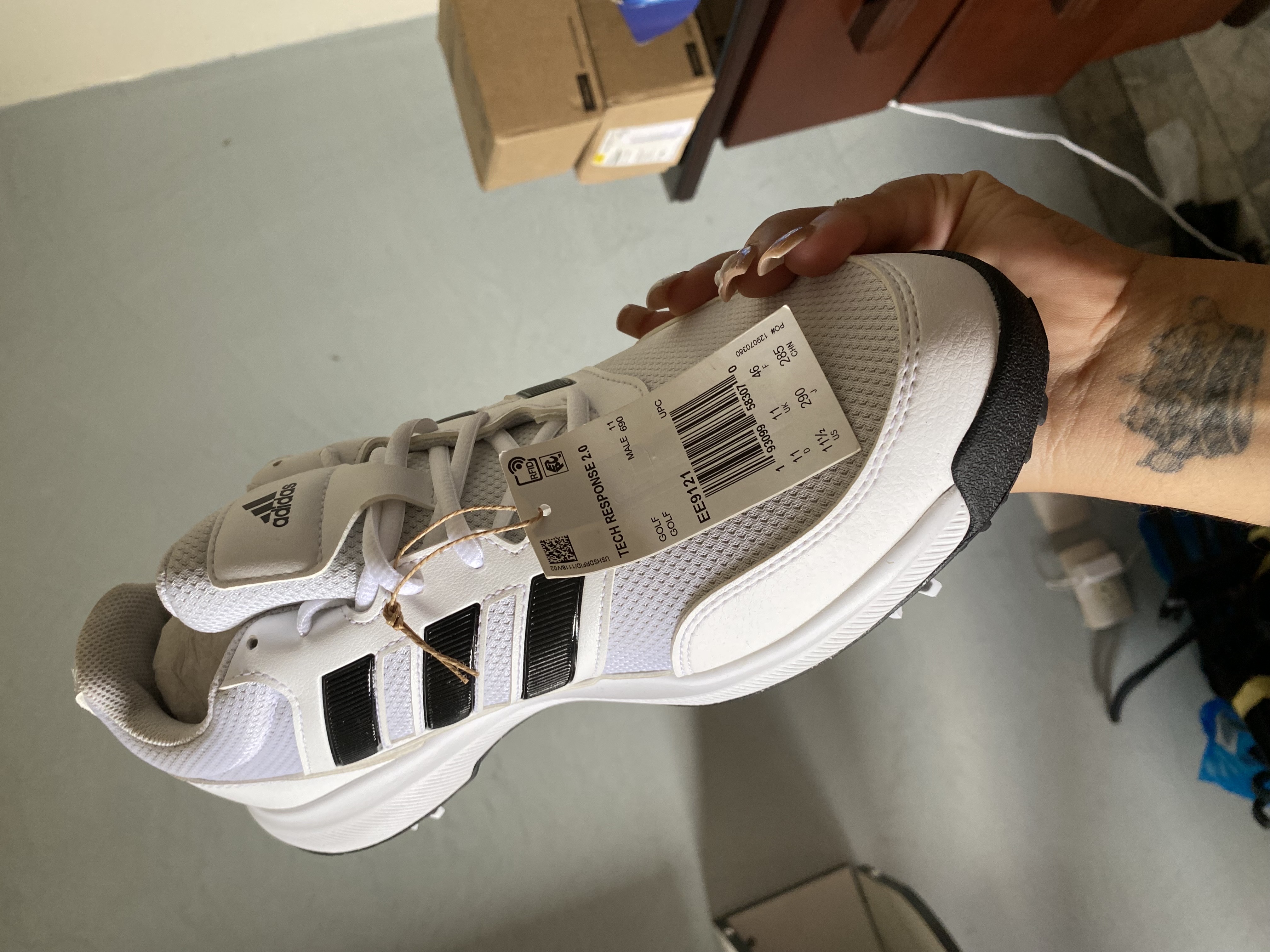 zapatos unisex - tenis de golf Adidas  2.0 size 11 nuevos  1