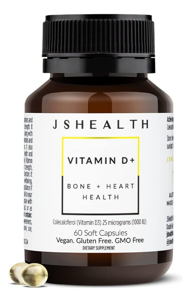 Salud y Equipamiento Médico - Vitamina D3  60caps Jshealth - Uni - Unidad A $4210 0