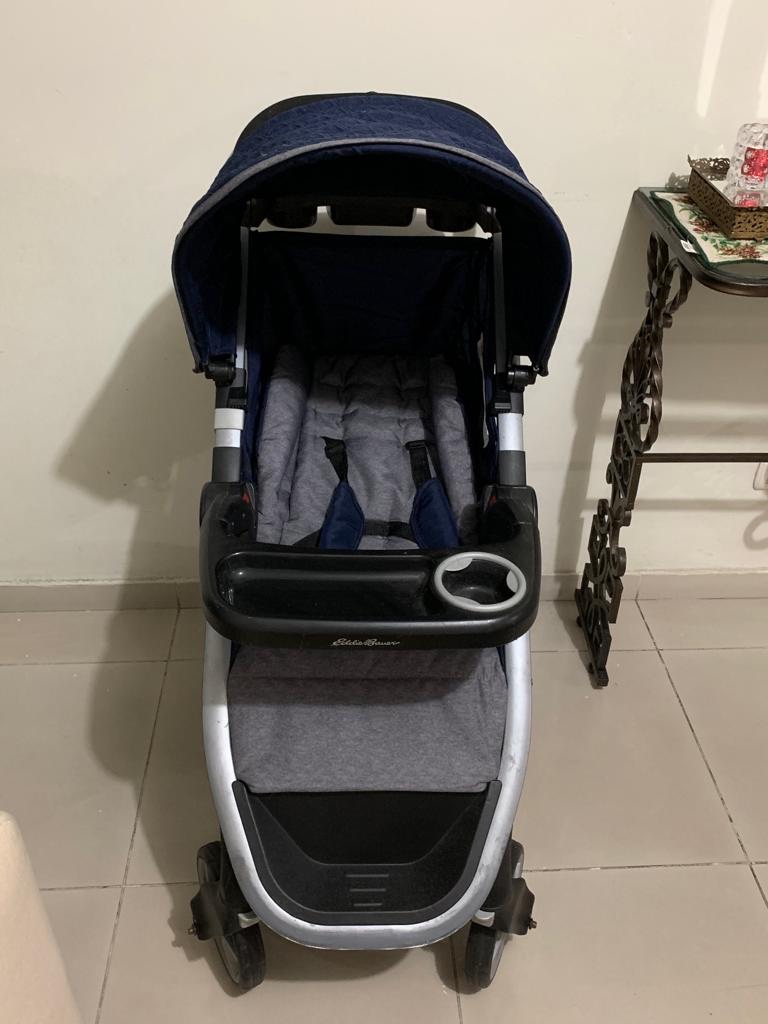 coches y sillas - Hermoso coche azul y Cargador incluido 2