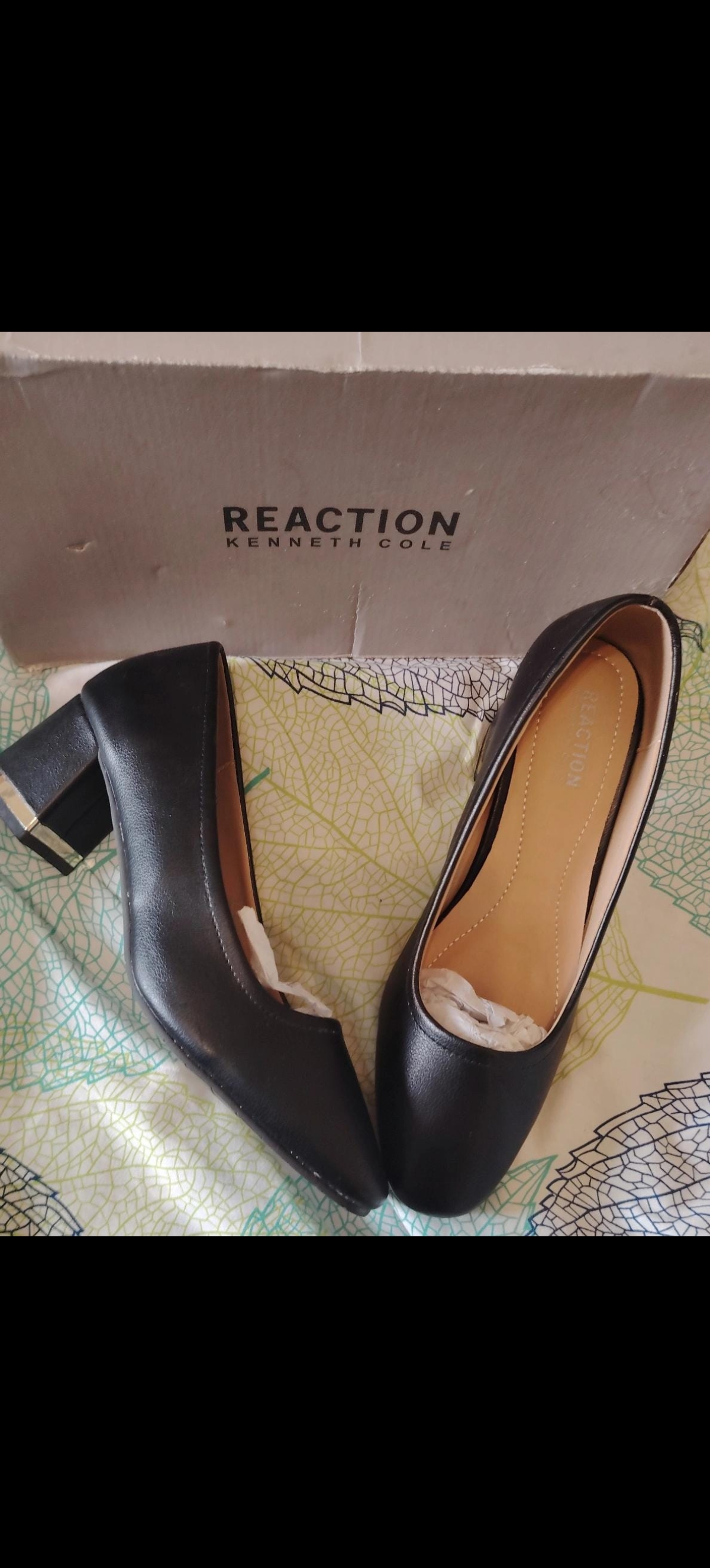 zapatos para mujer - Zapato negro Kenneth cole reacción tacón cuadrado 