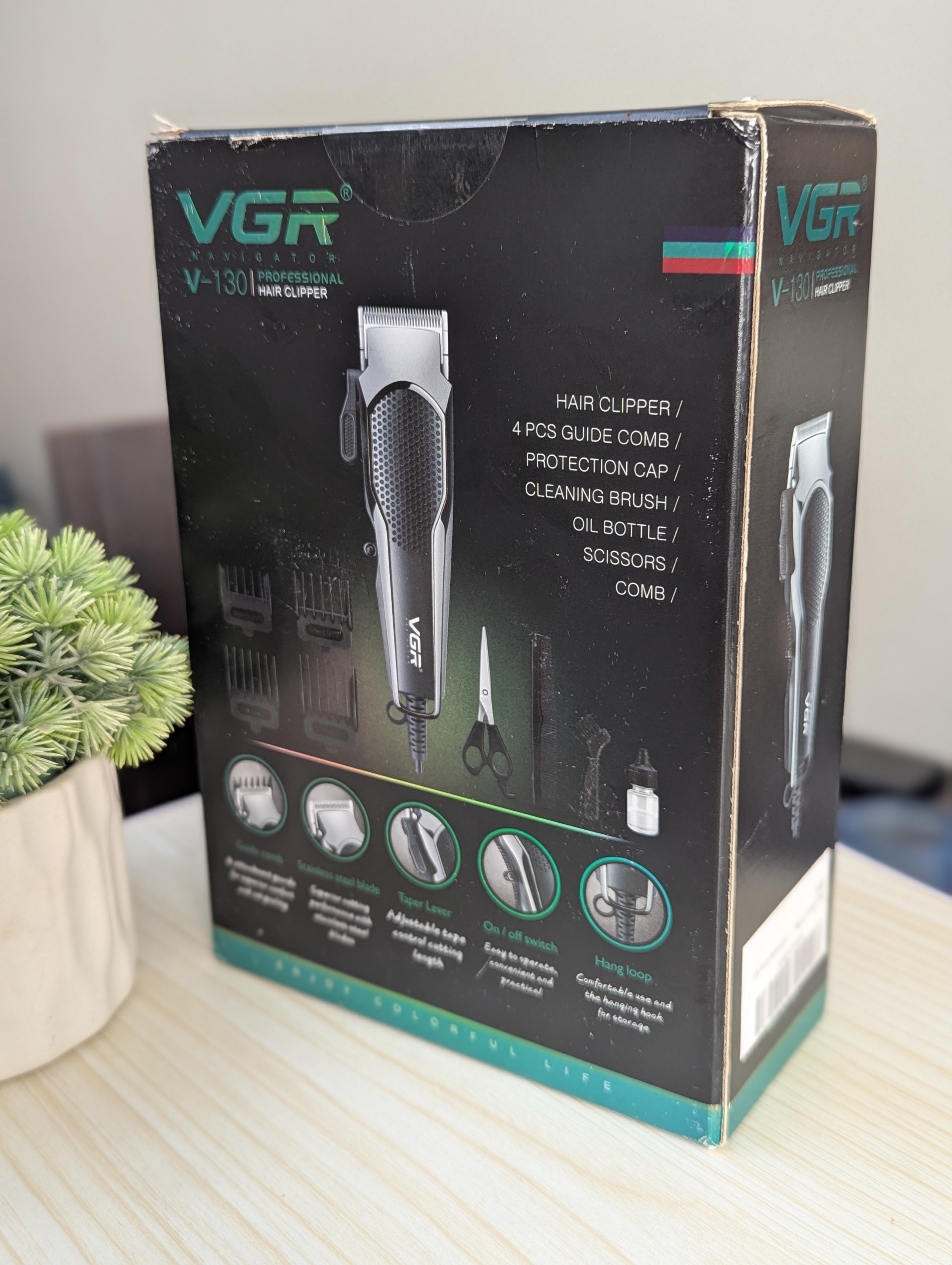 salud y belleza - 💈✂️ ¡Corte Profesional en Casa! 💥 VGR V-130 Clipper Set 🔌💇‍♂️
 2