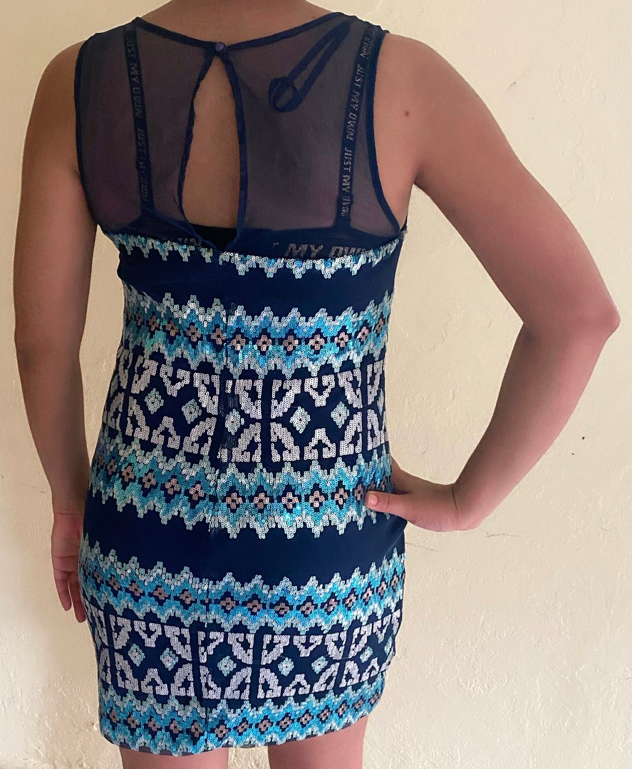 ropa para mujer - Vestido de fiesta, corto sin mangas. 2