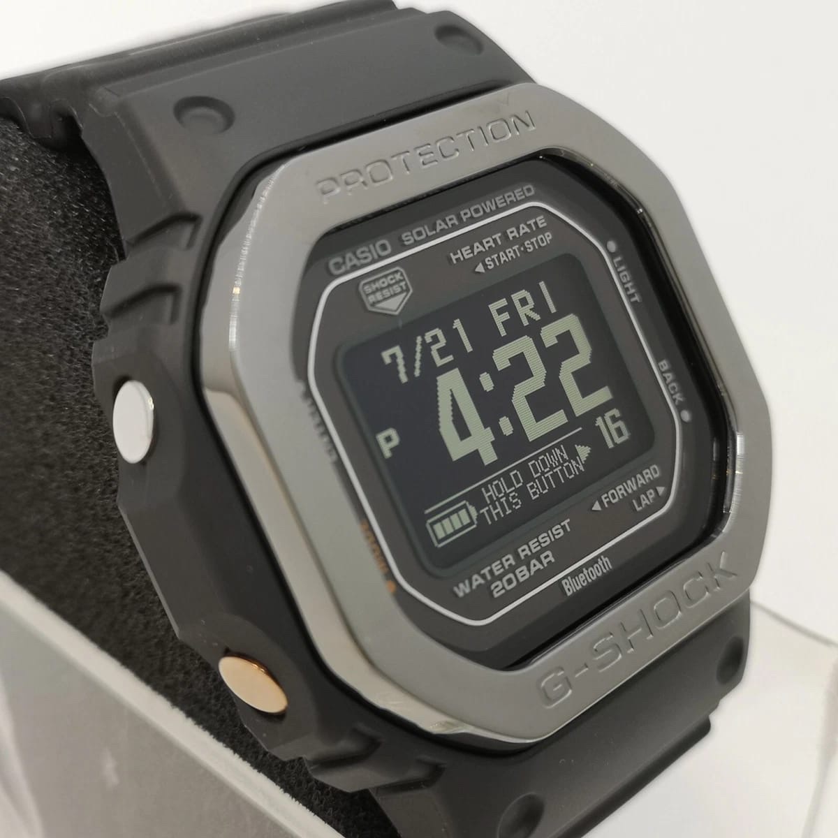 joyas, relojes y accesorios - CASIO G-Shock DWH5600 G-Squad Bluetooth Gear Oximeter Black 2