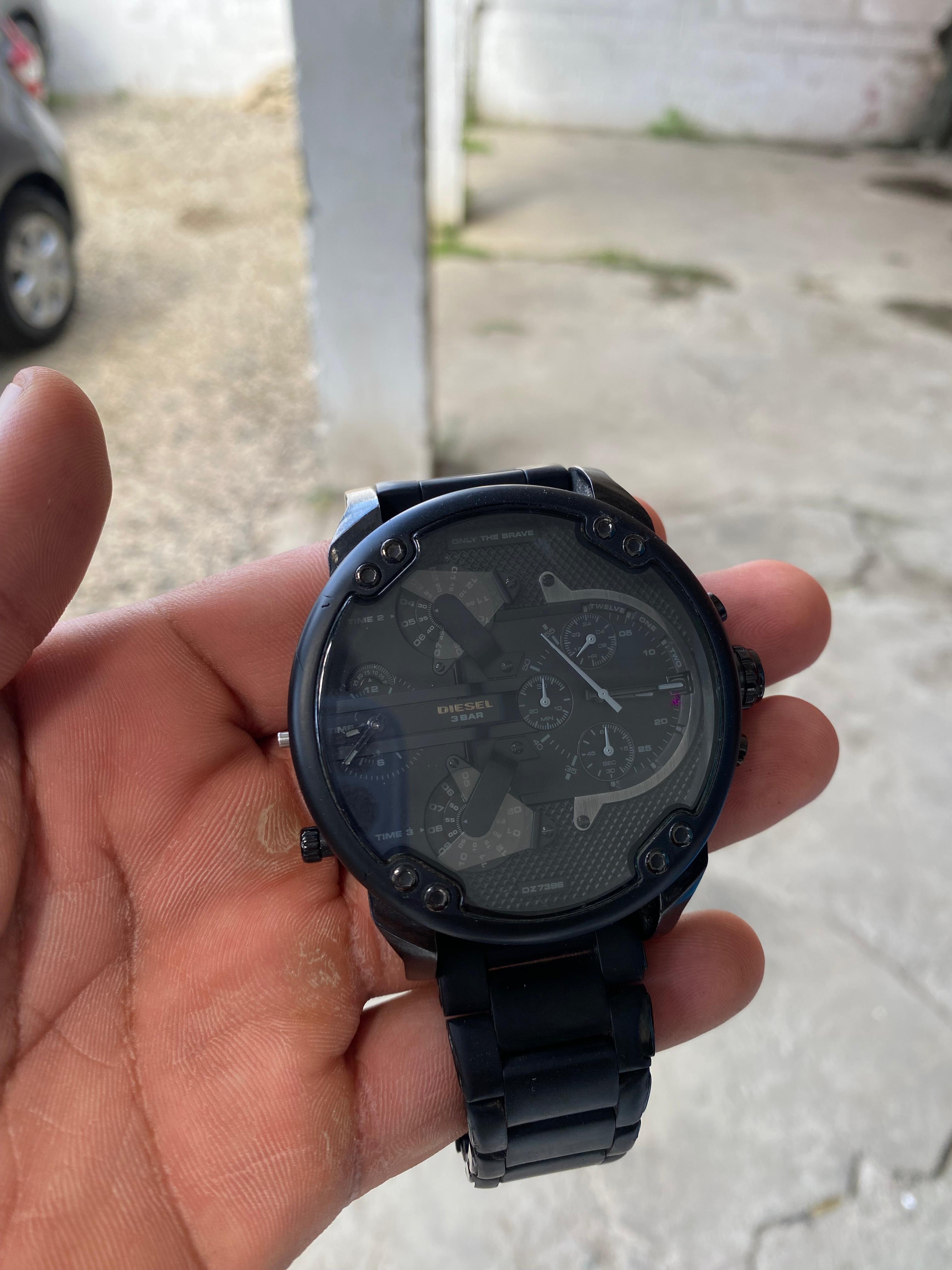 joyas, relojes y accesorios - RELOJ DIESEL 3BAR BLACK ORIGINAL 3
