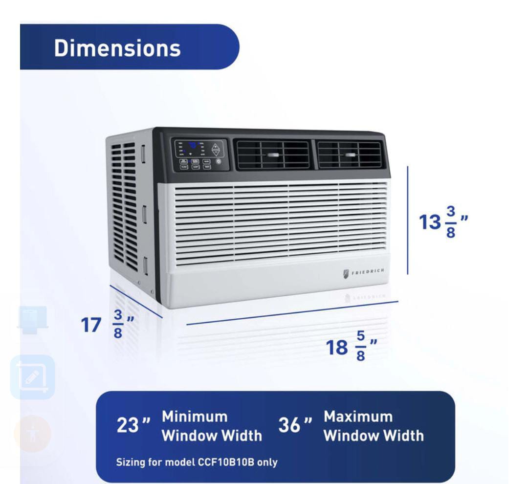 aires acondicionados y abanicos - Aire acondicionado de ventana Marca: Friadrich