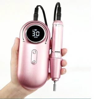 salud y belleza - Máquina de taladro de uñas recargables 30000 RMP pulidora de uñas inalambrica 0
