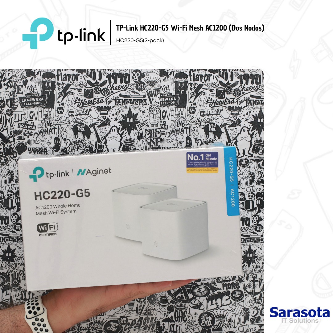 accesorios para electronica - Tp-Link Mesh System modelo HC220-G5 AC1200 Claro