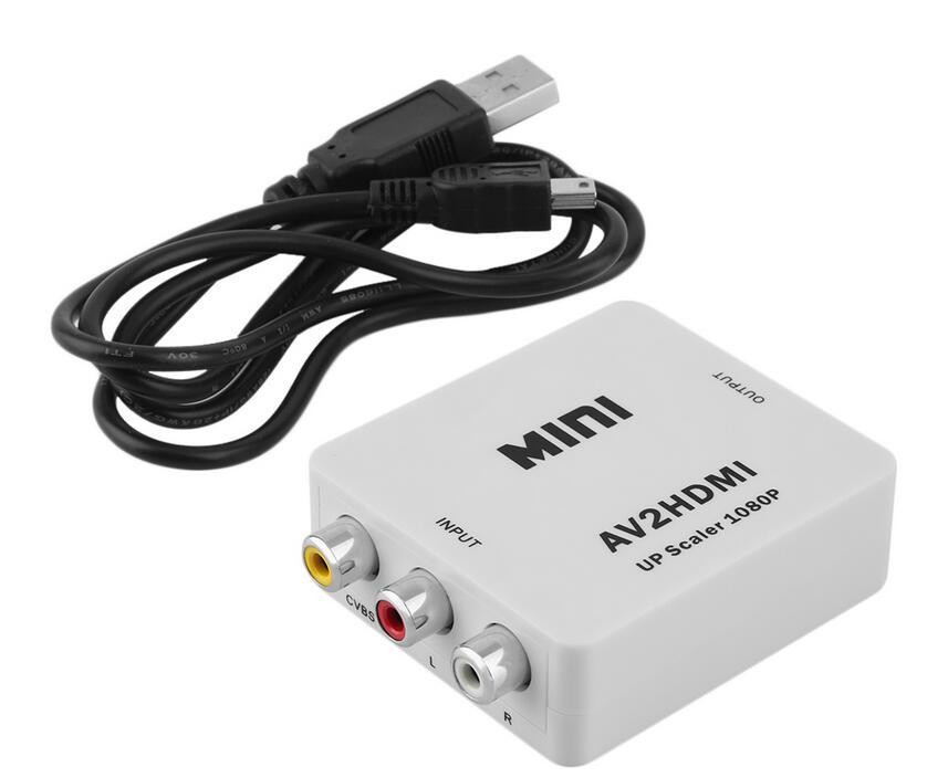 otros electronicos - Adaptador convertidor de AV (RCA) a HDMI 3