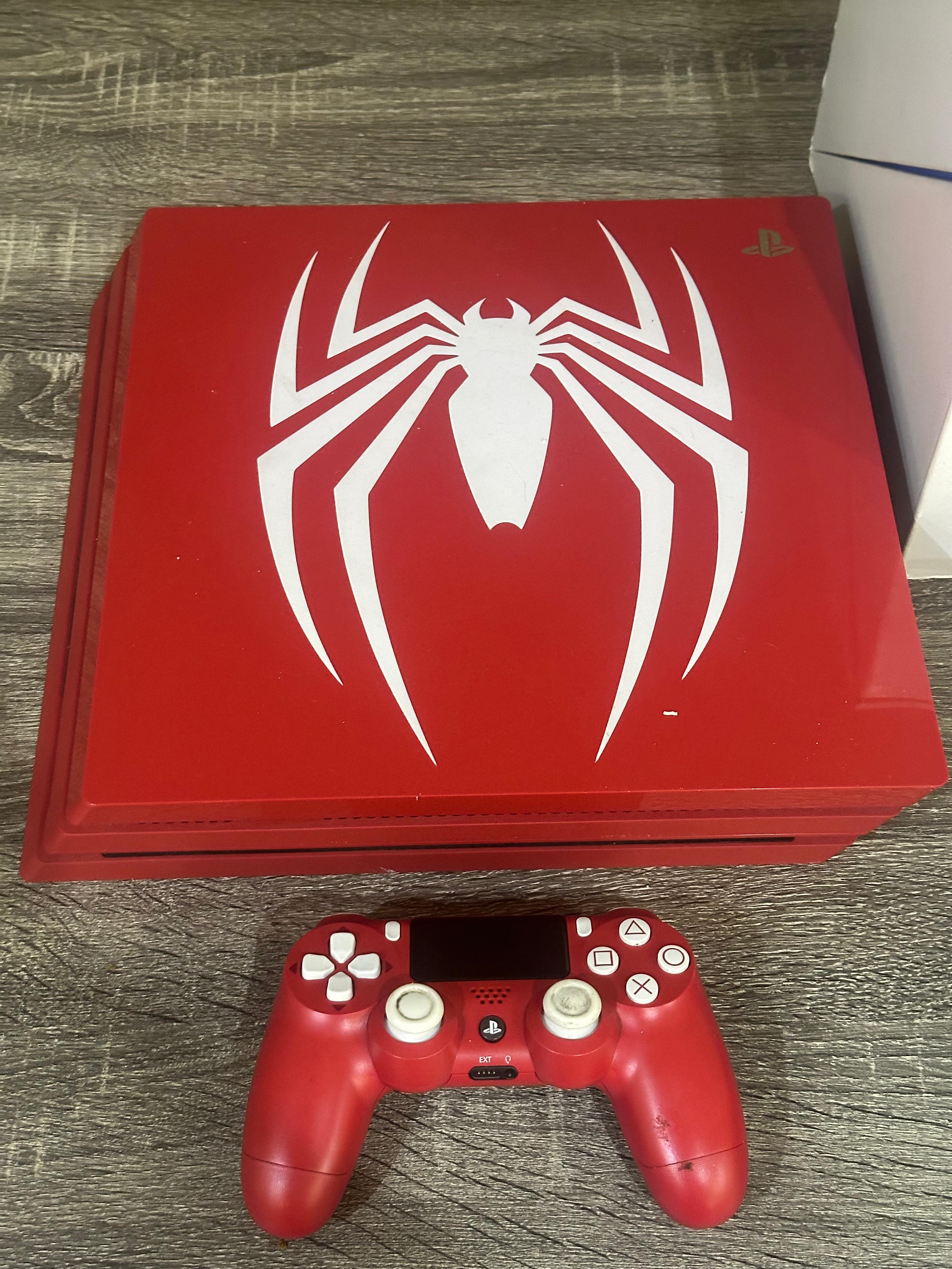 consolas y videojuegos - PlayStation 4 Pro Edición Spider-Man + PlayStation VR + Juegos – Como Nueva 1