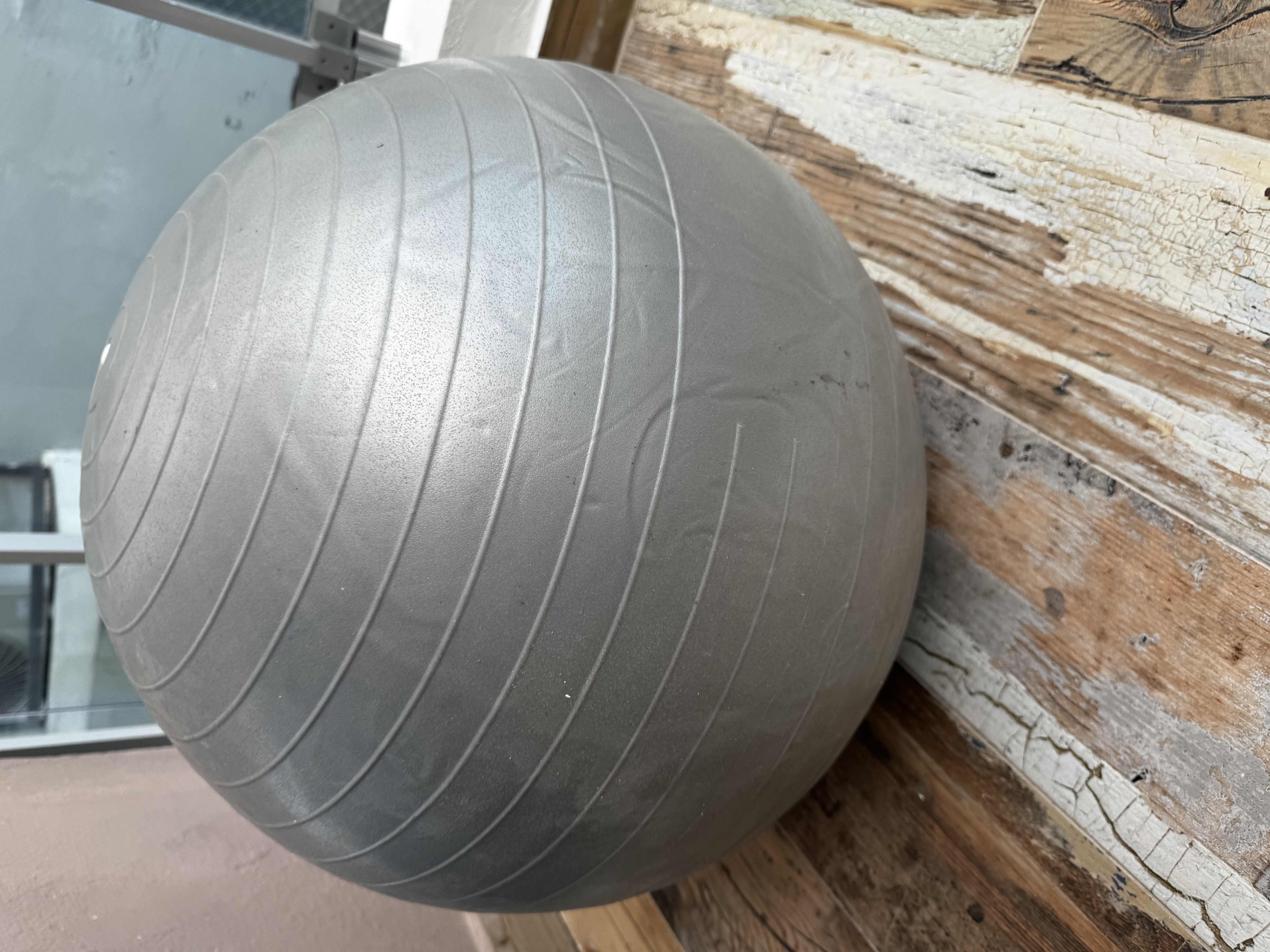 deportes - Pelota de ejercicio (fitball) color gris