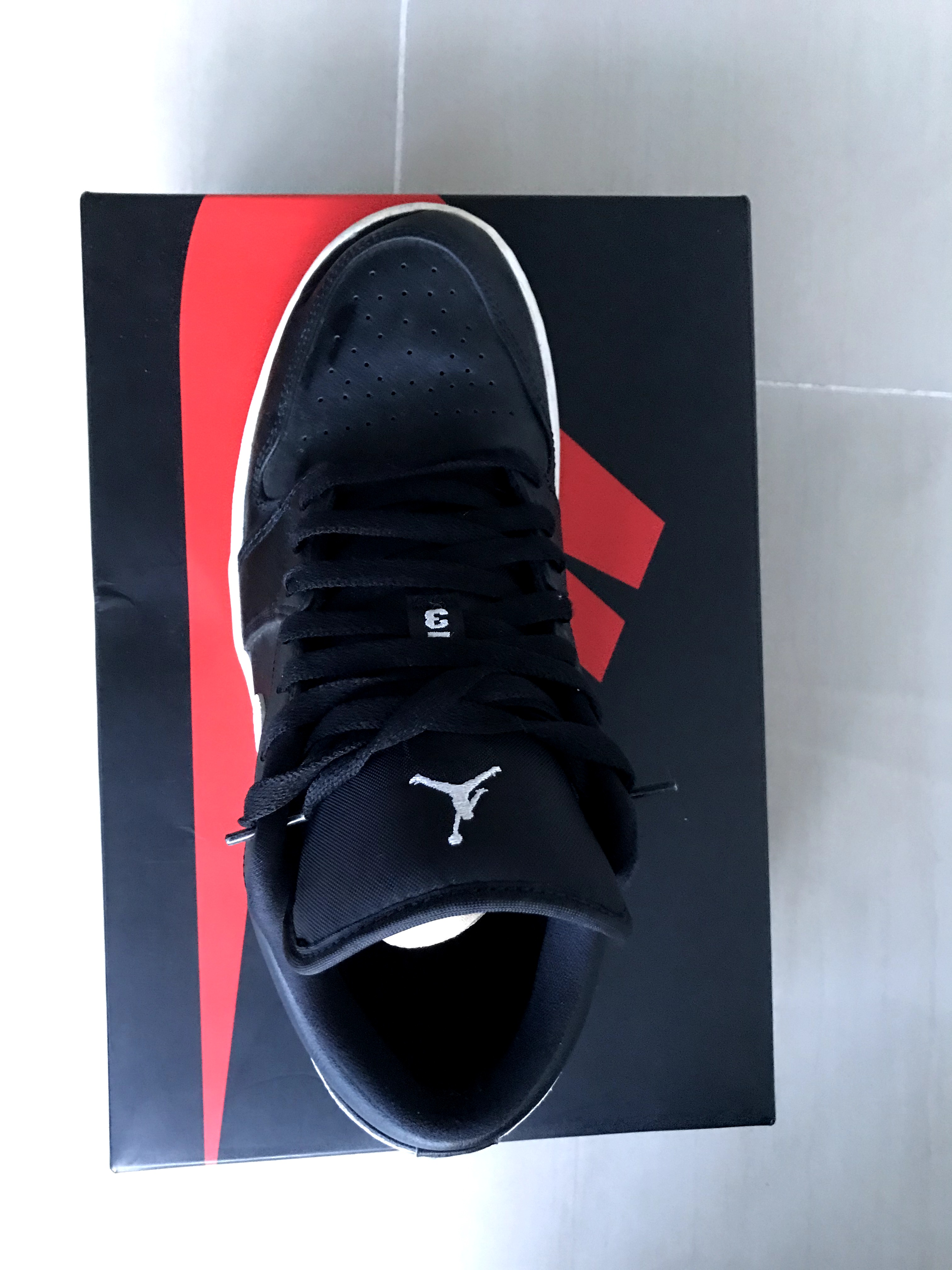 zapatos para hombre - AIR JORDAN 1 BLACK  ORIGINALE 2