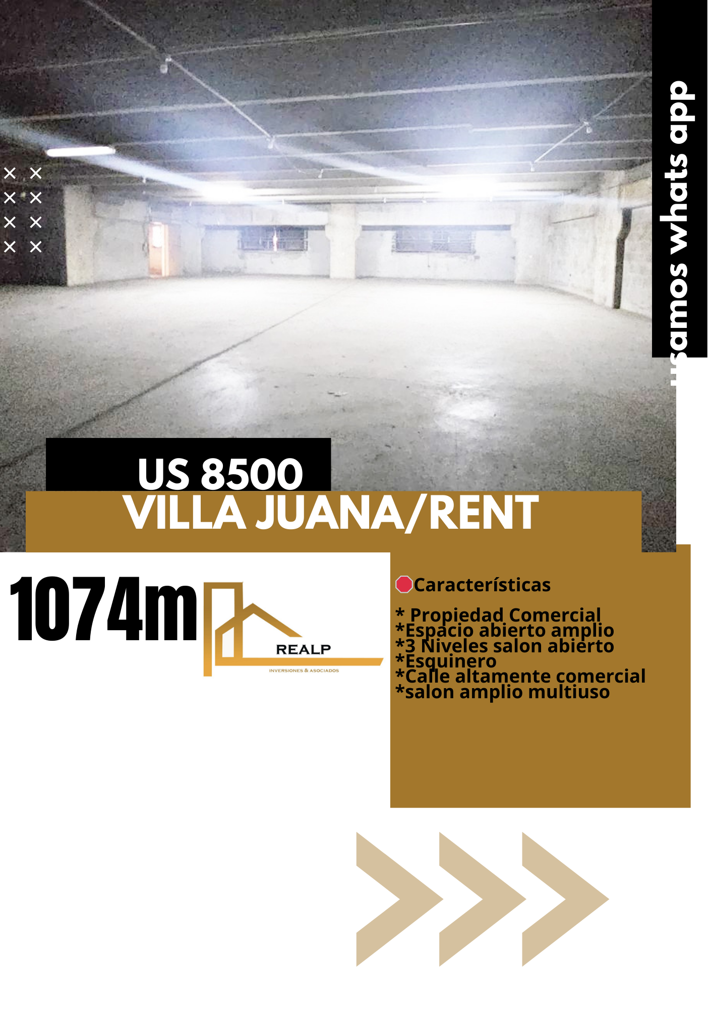 oficinas y locales comerciales - Local tipo nave en Villa Juana