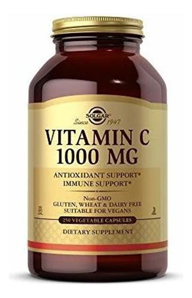 Salud y Equipamiento Médico - Solgar Vitamina C 1000 Mg, 250 Capsulas Vegetales - Antioxid