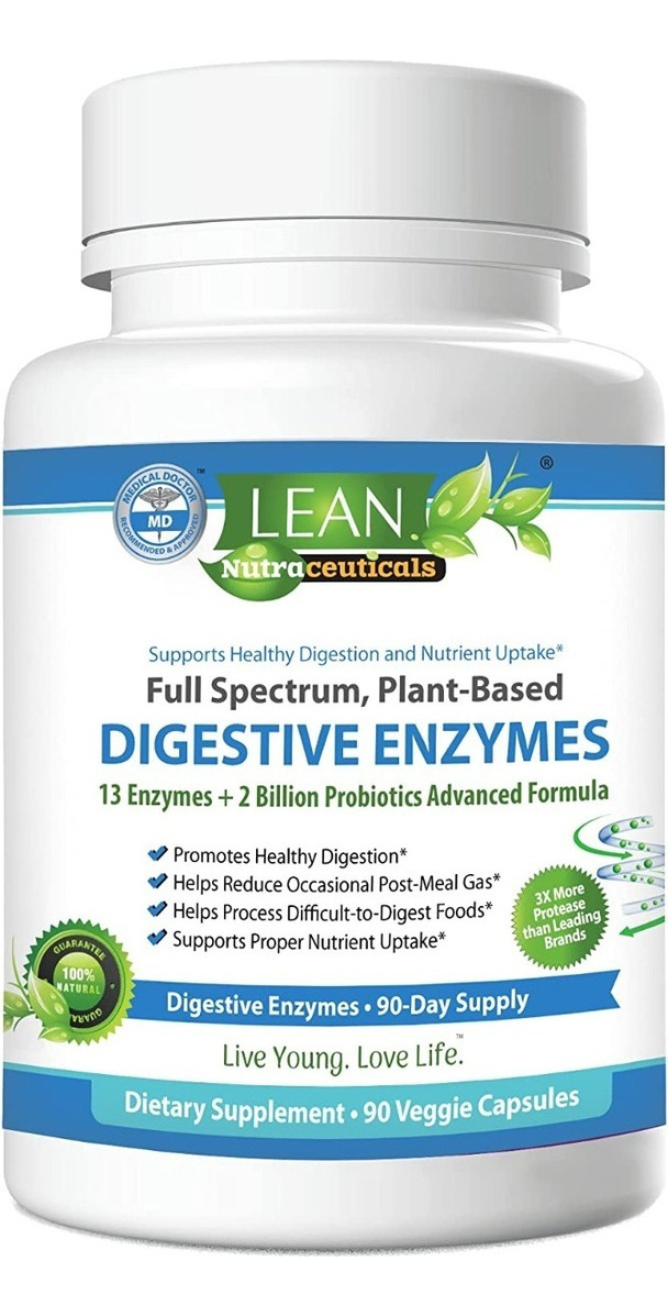Salud y Equipamiento Médico - Enzimas Digestivas 196 Mg Lean 0