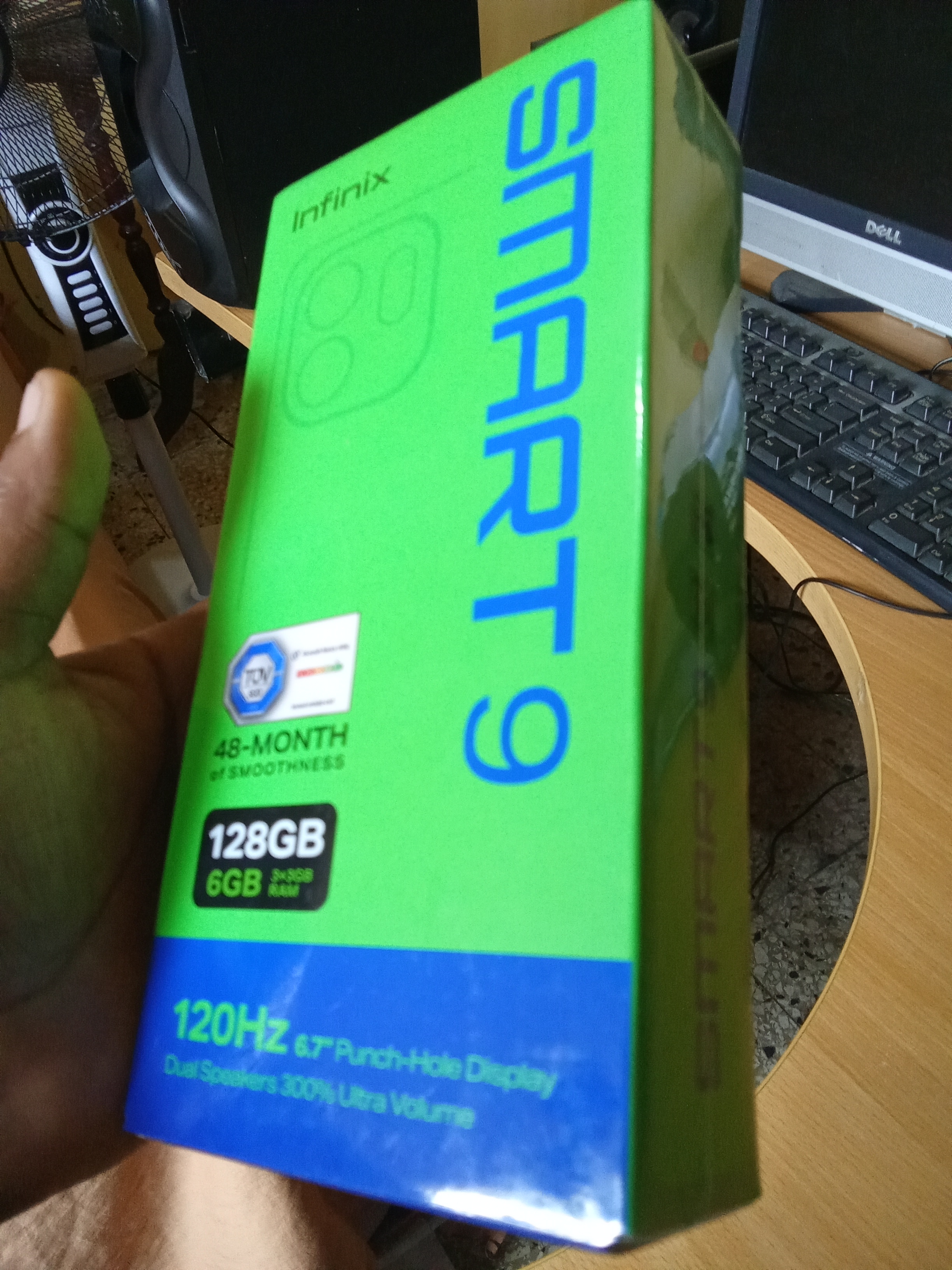 celulares y tabletas - Smart 9 128gb, 8gb de Ram verde nuevo con su caja y sus accesorios 
