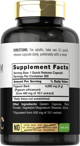 Salud y Equipamiento Médico - Pygeum Africanum Extracto De Alta Potencia Carlyle 1