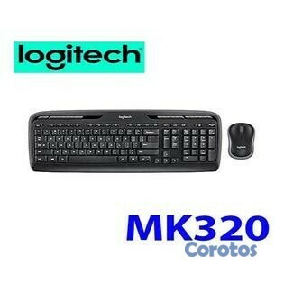 computadoras y laptops - TECLADO MOUSE LOGITECH MK320 USB INGLES, WIRELESS 2.4GHZ , 10M RANGE, 128BIT 2