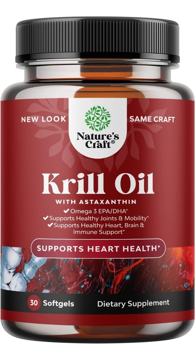 Salud y Equipamiento Médico - Aceite Krill 30 cap Natures Craft -  Unidad