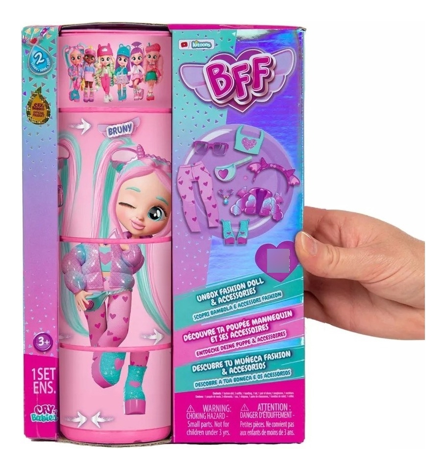 Salud y Equipamiento Médico - Muñeca Cry Babies Bff Bruny 8+ Sorpresas 1