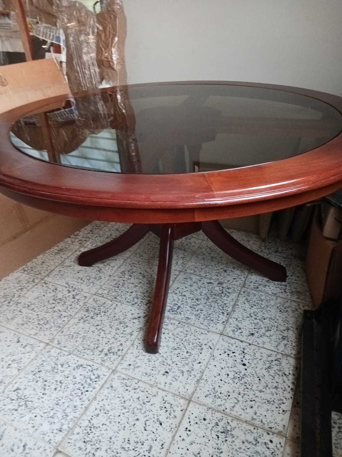 muebles y colchones - Mesa Comedor Caoba Centenaria 0