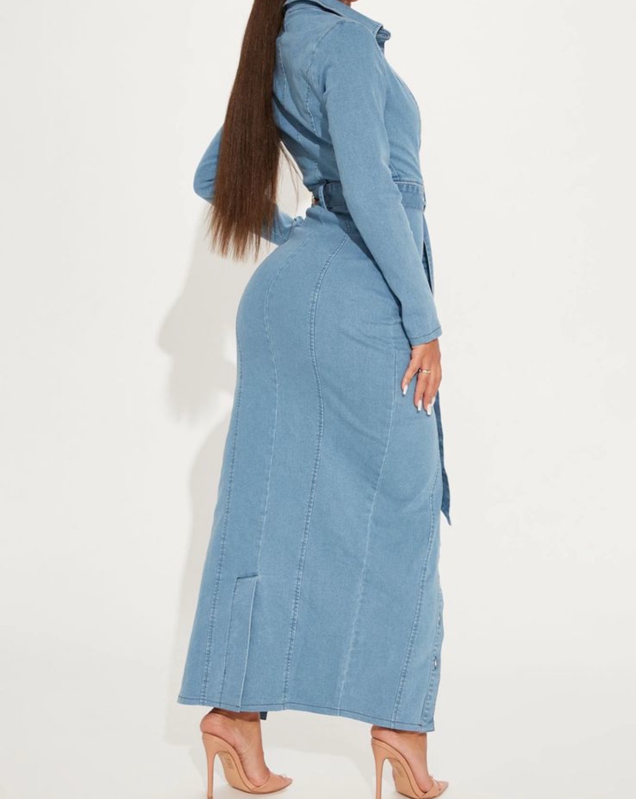 ropa para mujer - vestido jean fashion nova  7