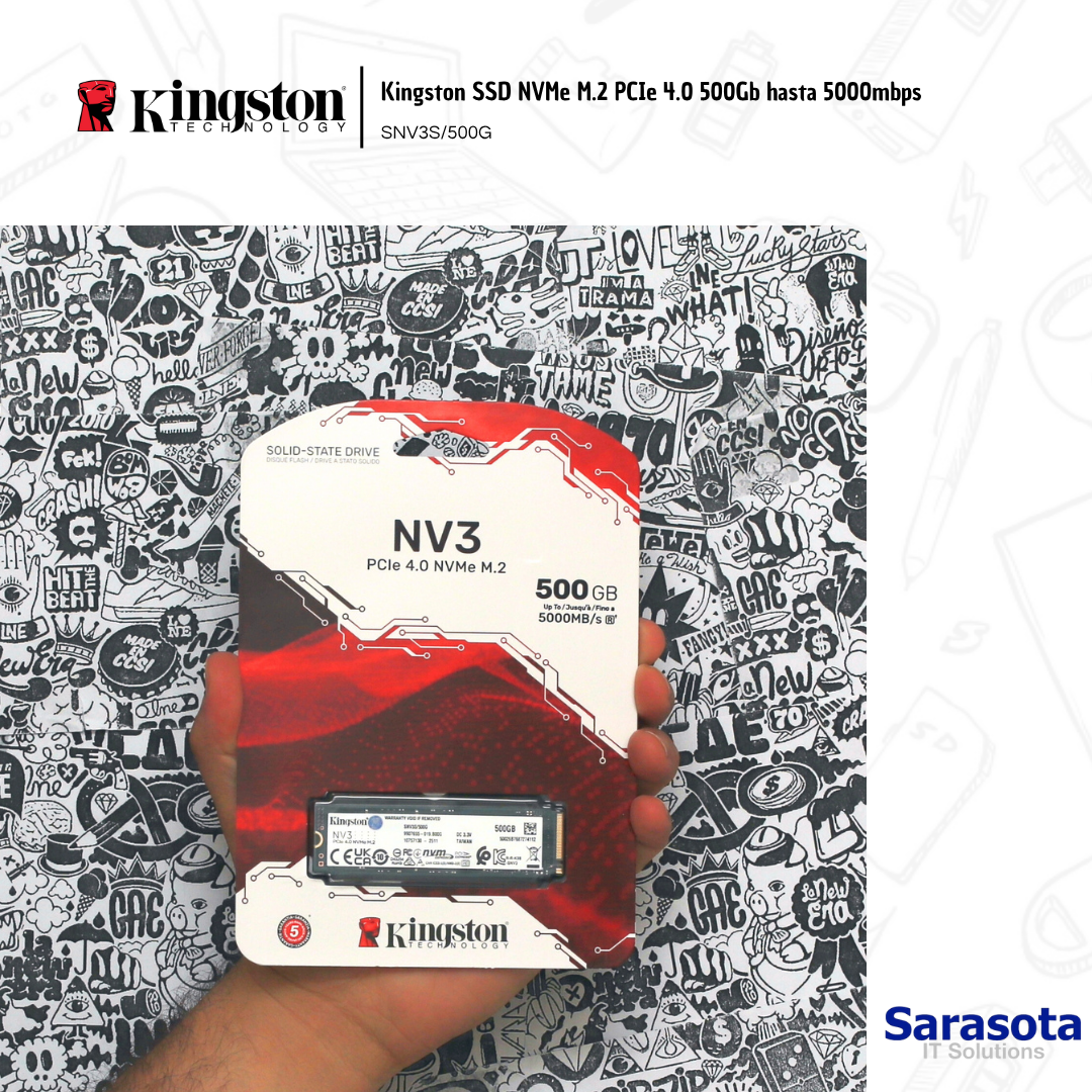 accesorios para electronica - Kingston SSD NVMe M.2 PCIe 4.0 NV3 500Gb  1