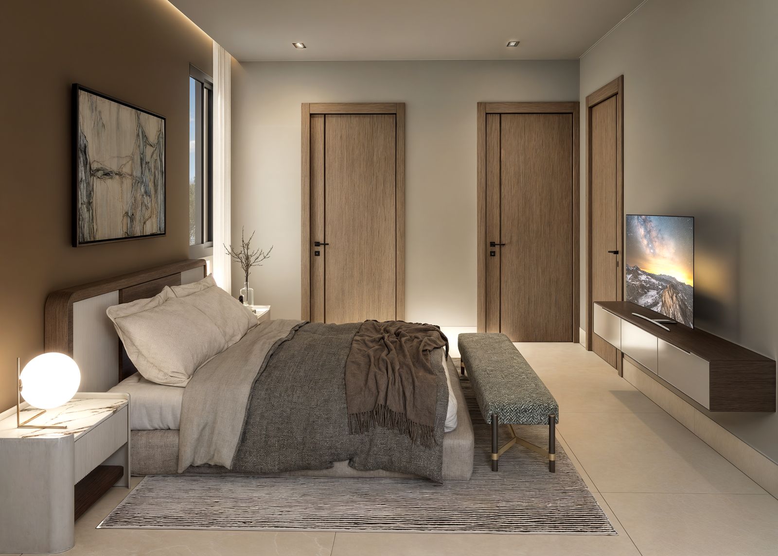 apartamentos - Apartamento de 1 Habitación moderno en Santiago 1