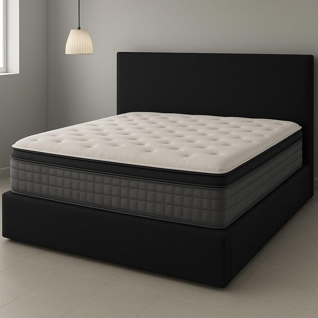 muebles y colchones - Bases de cama tapizada envio gratis