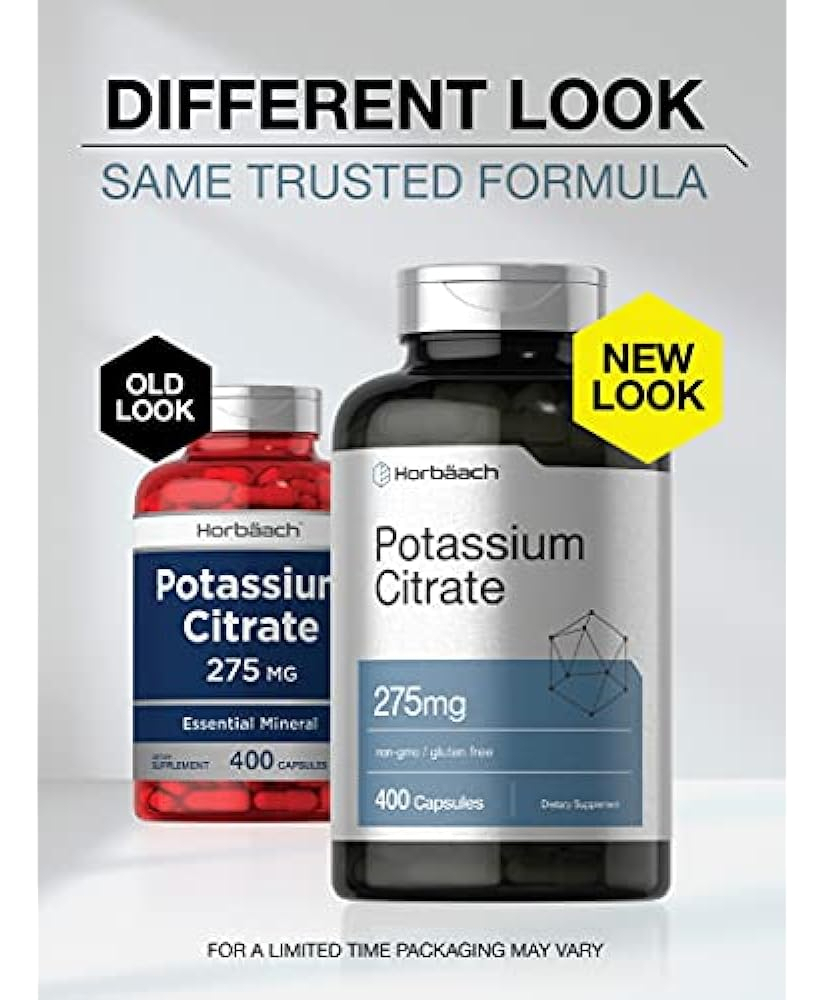 Salud y Equipamiento Médico - Suplemento De Citrato De Potasio 275 Mg  400 Cápsulas 1